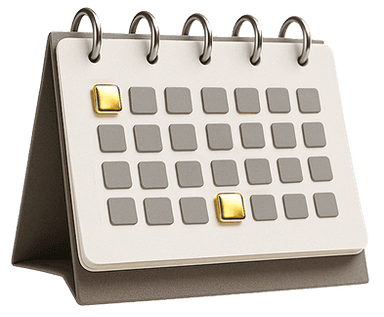 gold calendar