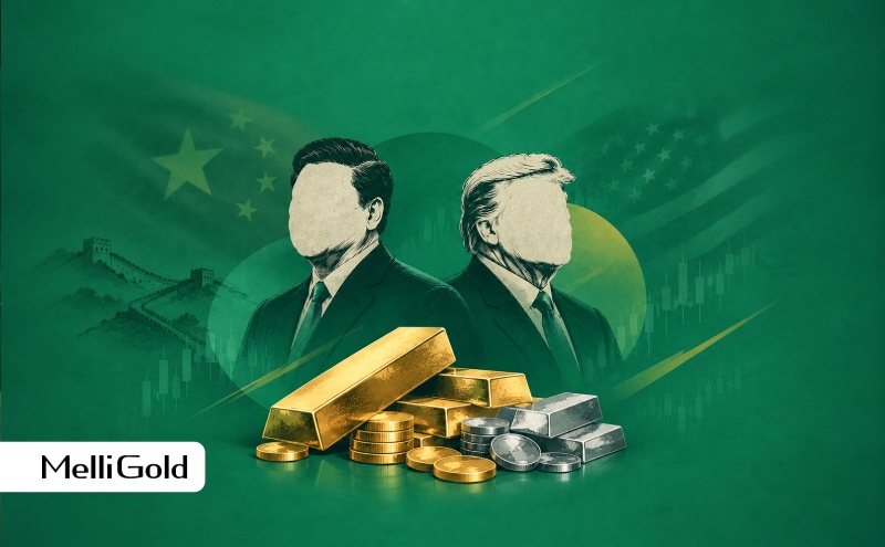 تمدید آتش‌بس تجاری آمریکا و چین چه معنایی برای قیمت طلا و نقره دارد؟