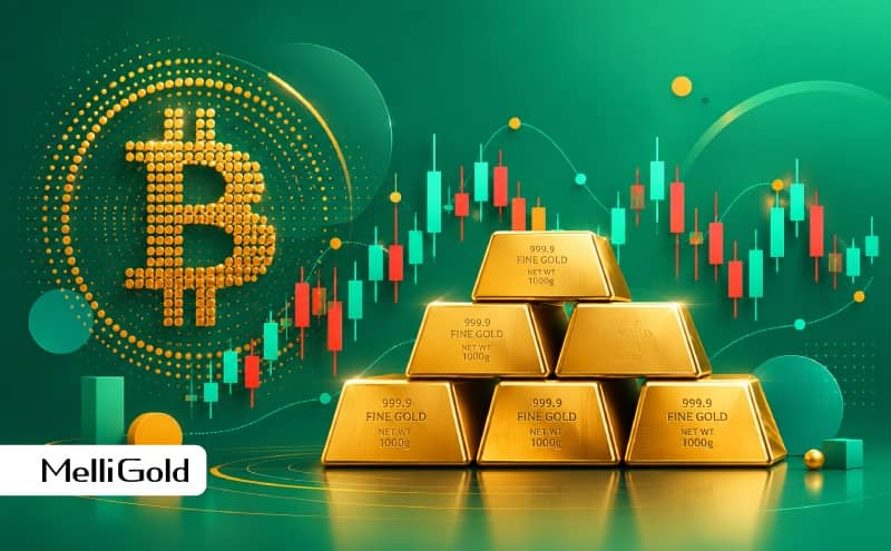 بیت کوین در برابر طلا؛ چرا رشد بیت کوین شتاب بیشتری گرفته است؟