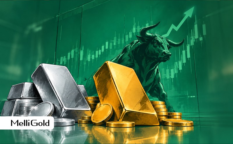 پیش بینی متالز فوکوس: قیمت طلا به ۵٬۳۳۰ دلار و نقره به ۹۰ دلار می‌رسد